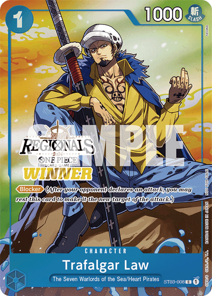 Trafalgar Law ST03-008 [ Inglese / Giapponese / Francese / Cinese Semplificato ]