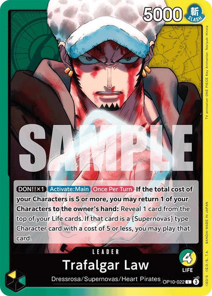 Trafalgar Law OP10-022 [ Inglese / Giapponese ]