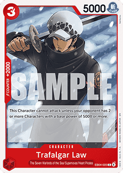 Trafalgar Law EB04-005 [ Inglese / Giapponese / Francese / Cinese Semplificato ]