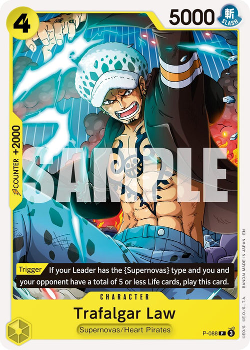 Trafalgar Law P-088 [ Inglese / Giapponese / Francese / Cinese Semplificato ]