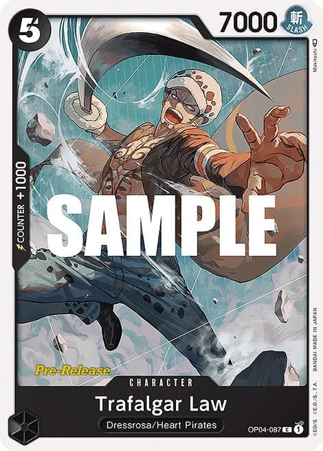 Trafalgar Law OP04-087 [ Inglese / Giapponese / Francese / Cinese Semplificato ]