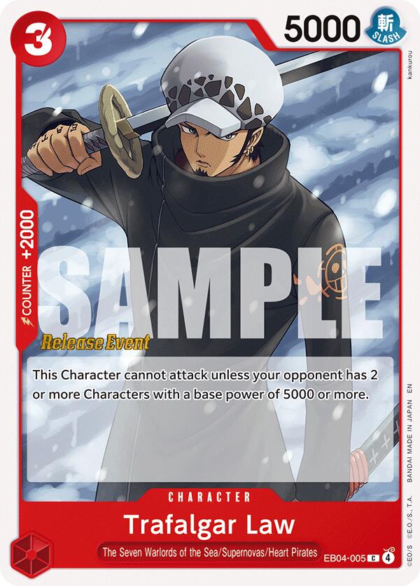 Trafalgar Law EB04-005 [ Inglese / Giapponese / Francese / Cinese Semplificato ]