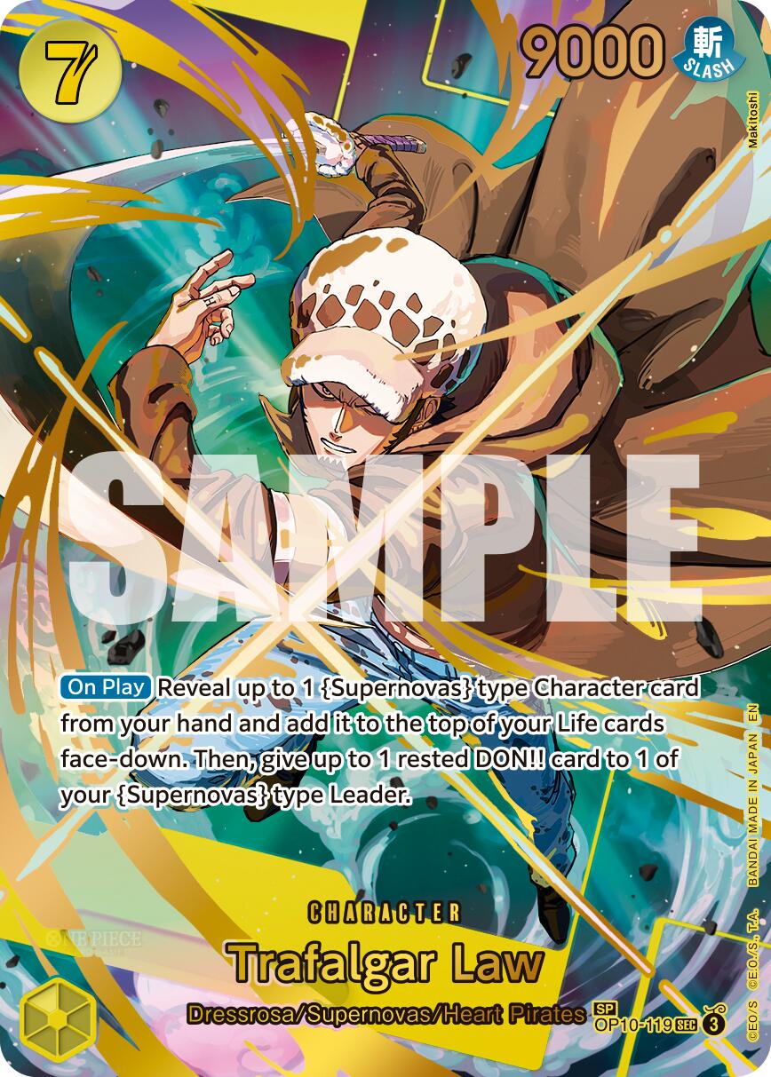 Trafalgar Law OP10-119 [ Inglese / Giapponese / Francese / Cinese Semplificato ]