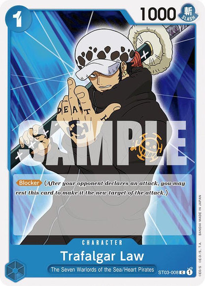 Trafalgar Law ST03-008 [ Inglese / Giapponese / Francese / Cinese Semplificato ]