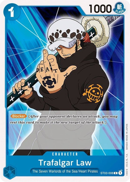 Trafalgar Law ST03-008 [ Inglese / Giapponese / Francese / Cinese Semplificato ]