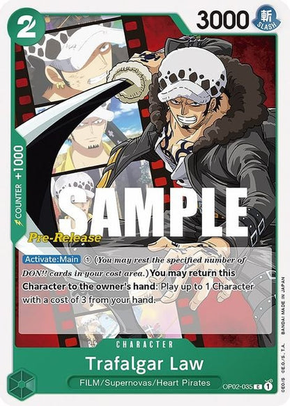 Trafalgar Law OP02-035 [ Inglese / Giapponese / Francese / Cinese Semplificato ]