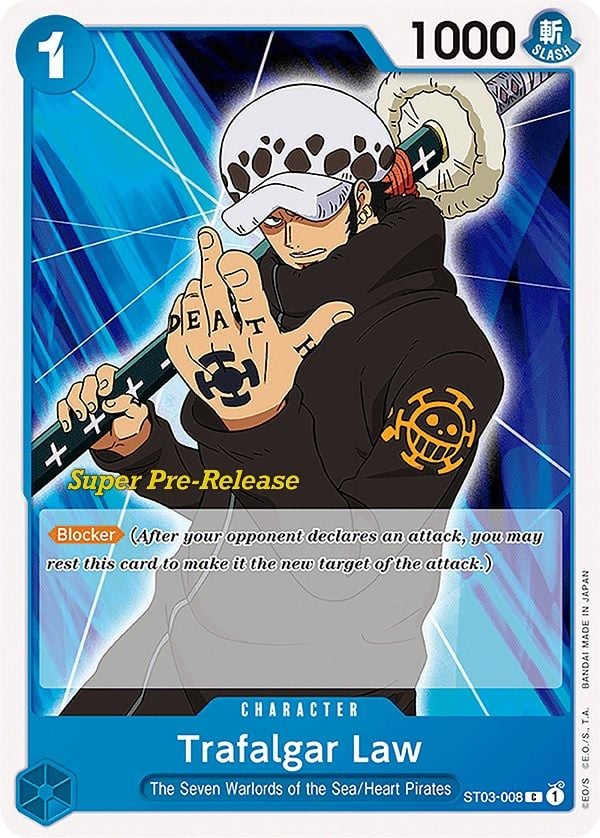 Trafalgar Law ST03-008 [ Inglese / Giapponese / Francese / Cinese Semplificato ]