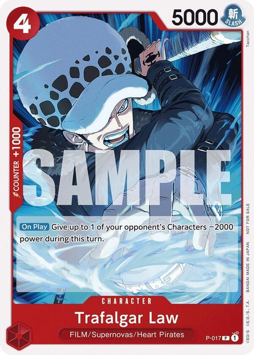 Trafalgar Law P-017 [ Inglese / Giapponese / Francese / Cinese Semplificato ]