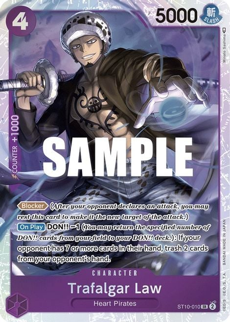 Trafalgar Law ST10-010 [ Inglese / Giapponese / Francese / Cinese Semplificato ]