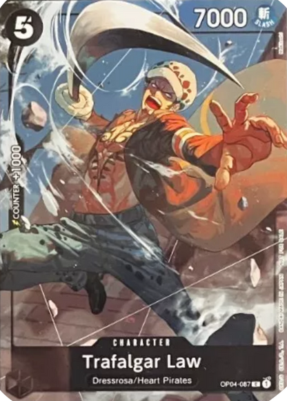 Trafalgar Law OP04-087 [ Inglese / Giapponese / Francese / Cinese Semplificato ]