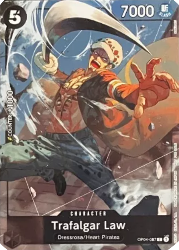 Trafalgar Law OP04-087 [ Inglese / Giapponese / Francese / Cinese Semplificato ]