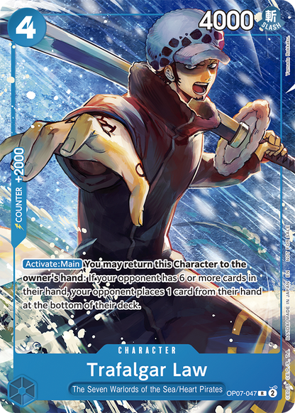 Trafalgar Law OP07-047 [ Inglese / Giapponese / Francese / Cinese Semplificato ]