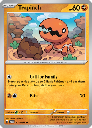 Trapinch - Scintille Folgoranti 104/191 [ Italiano ]