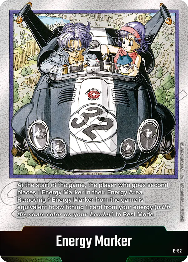 "Trunks & Bulma" Energy Marker E-62 [ Inglese / Giapponese ]