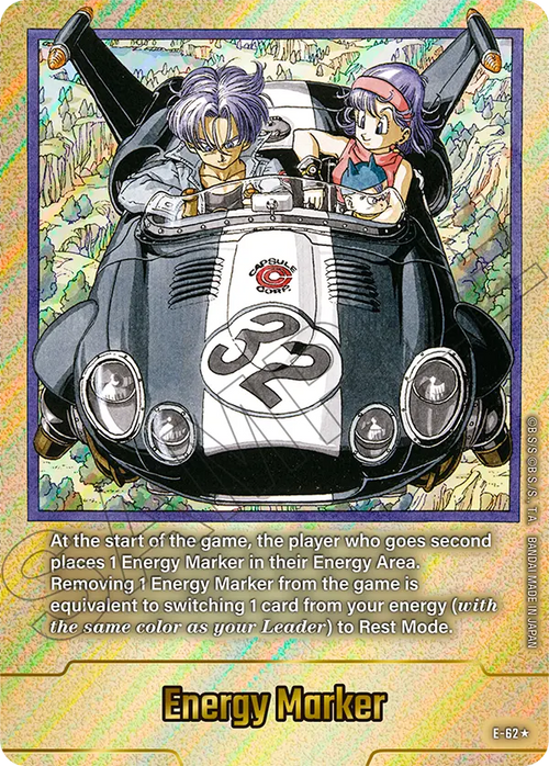 "Trunks & Bulma" Energy Marker E-62 [ Inglese / Giapponese ]