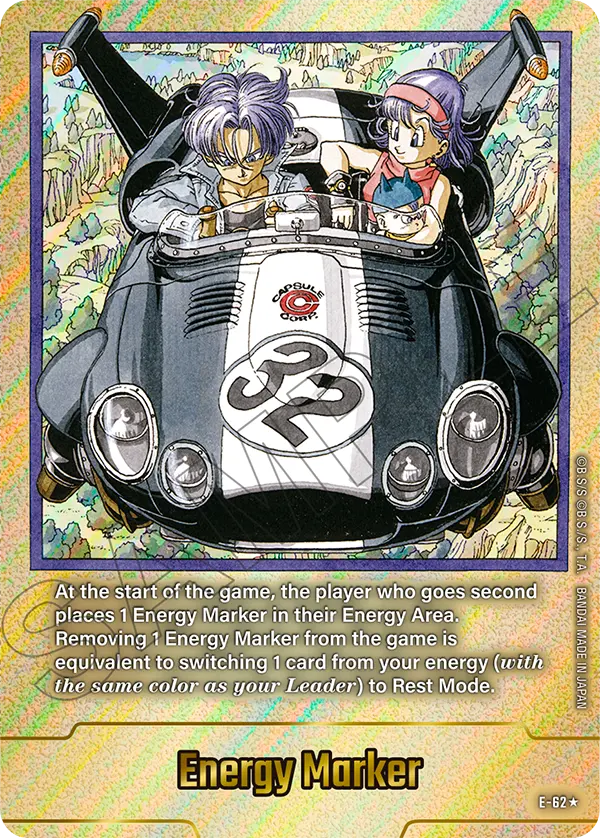 "Trunks & Bulma" Energy Marker E-62 [ Inglese / Giapponese ]
