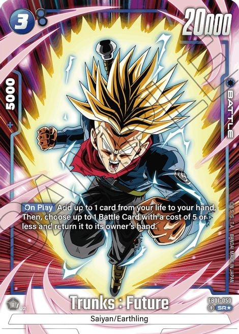 Trunks : Future FB01-050 [ Inglese / Giapponese ]