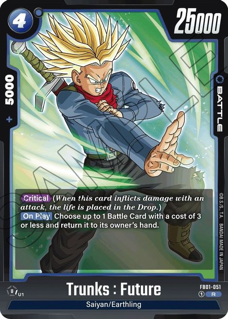 Trunks : Future FB01-051 [ Inglese / Giapponese ]