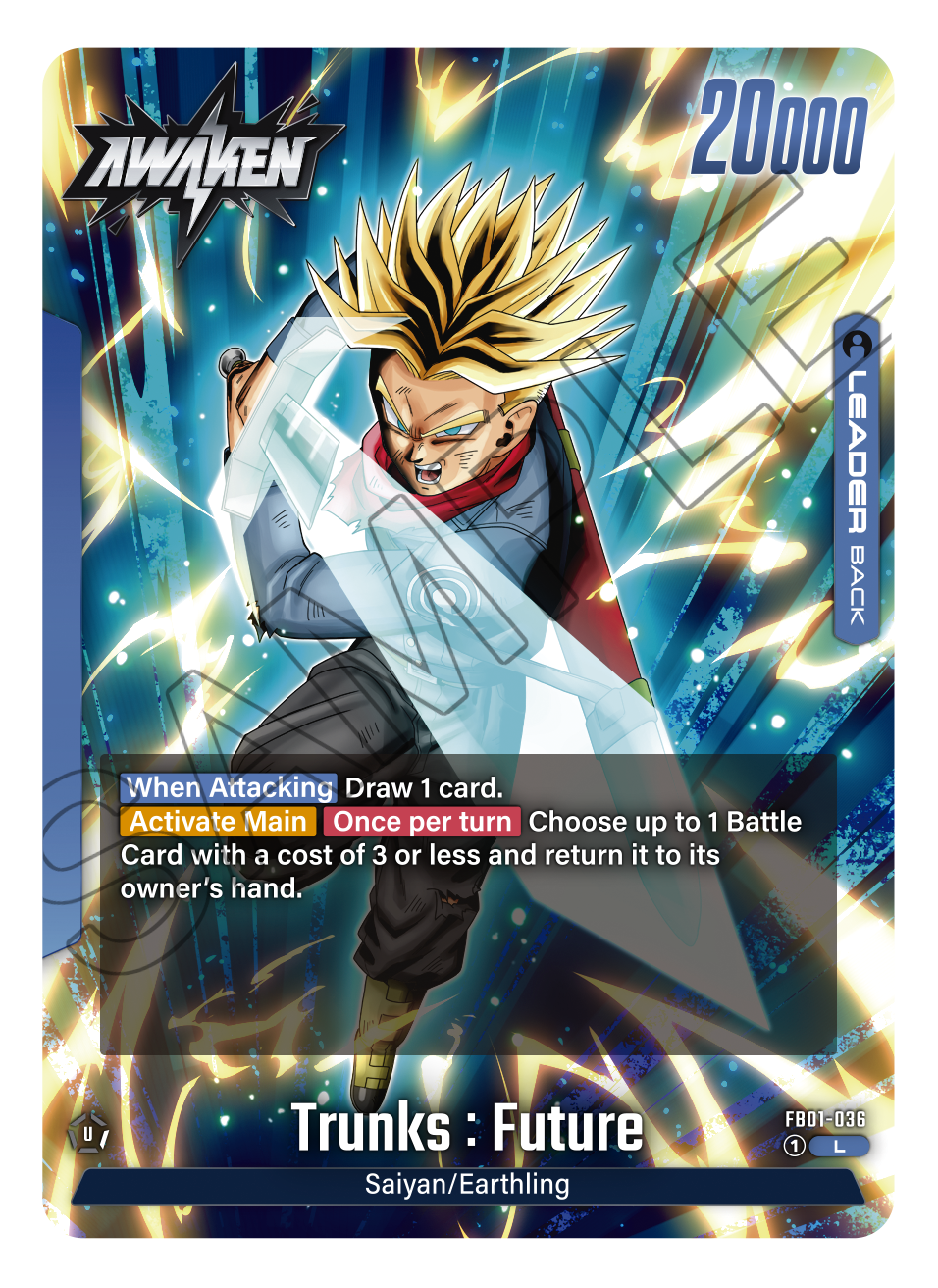 Trunks: Future FB01-036 [ Inglese / Giapponese ]