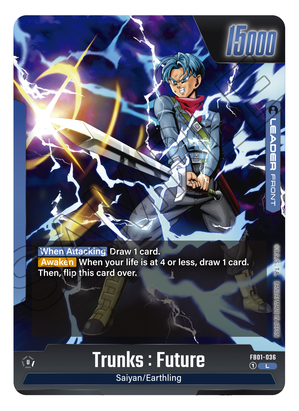 Trunks: Future FB01-036 [ Inglese / Giapponese ]