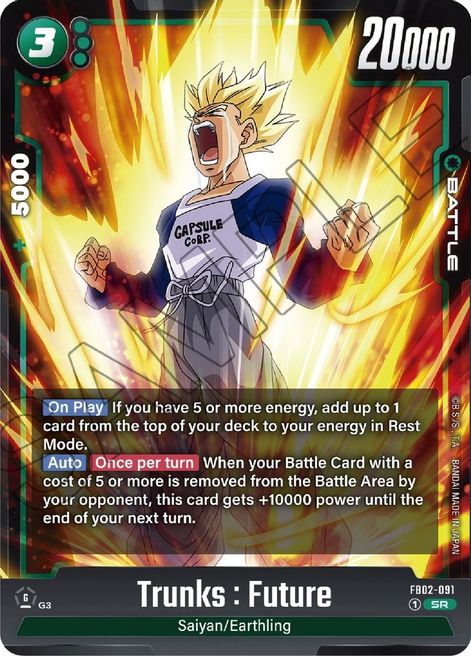 Trunks : Future FB02-091 [ Inglese / Giapponese ]