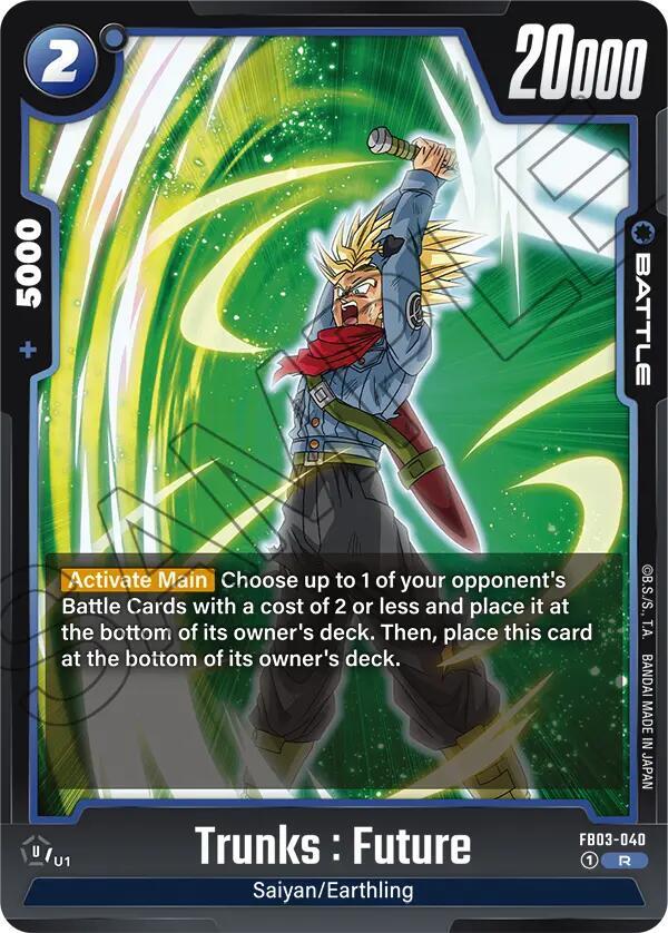 Trunks : Future FB03-040 [ Inglese / Giapponese ]
