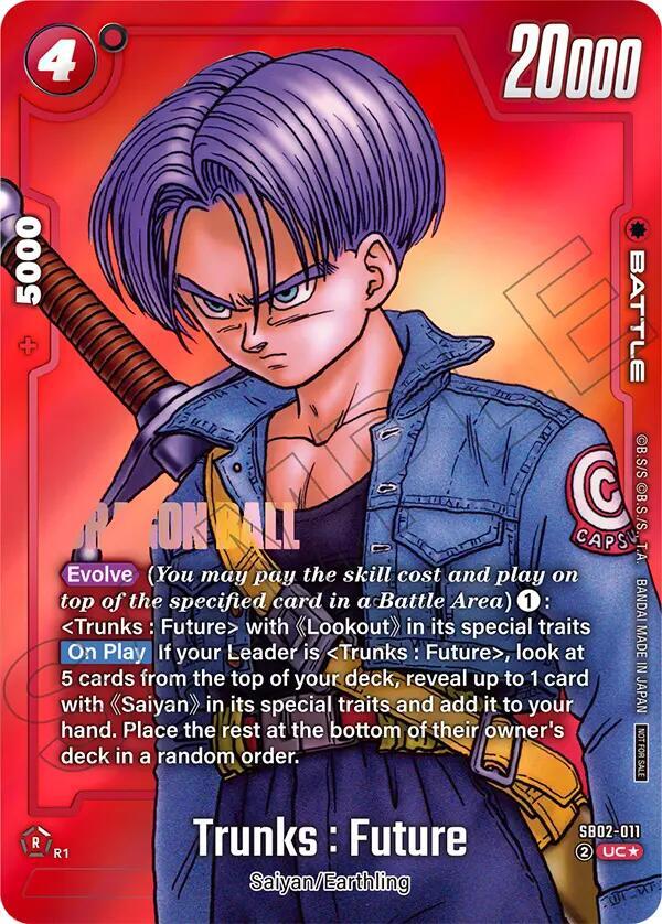 Trunks : Future SB02-011 [ Inglese / Giapponese ]