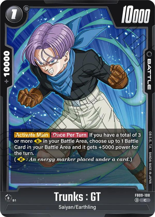 Trunks : GT FB09-108 [ Inglese / Giapponese ]