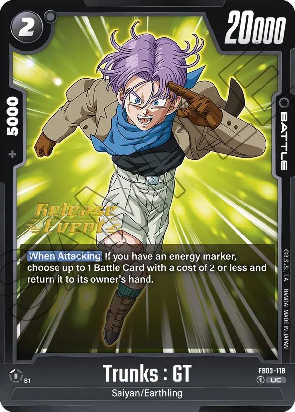 Trunks : GT FB03-118 [ Inglese / Giapponese ]