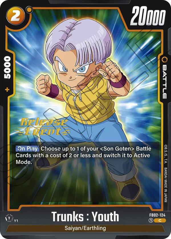 Trunks : Youth FB02-124 [ Inglese / Giapponese ]