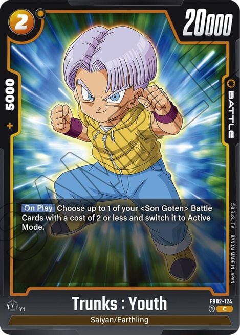 Trunks : Youth FB02-124 [ Inglese / Giapponese ]