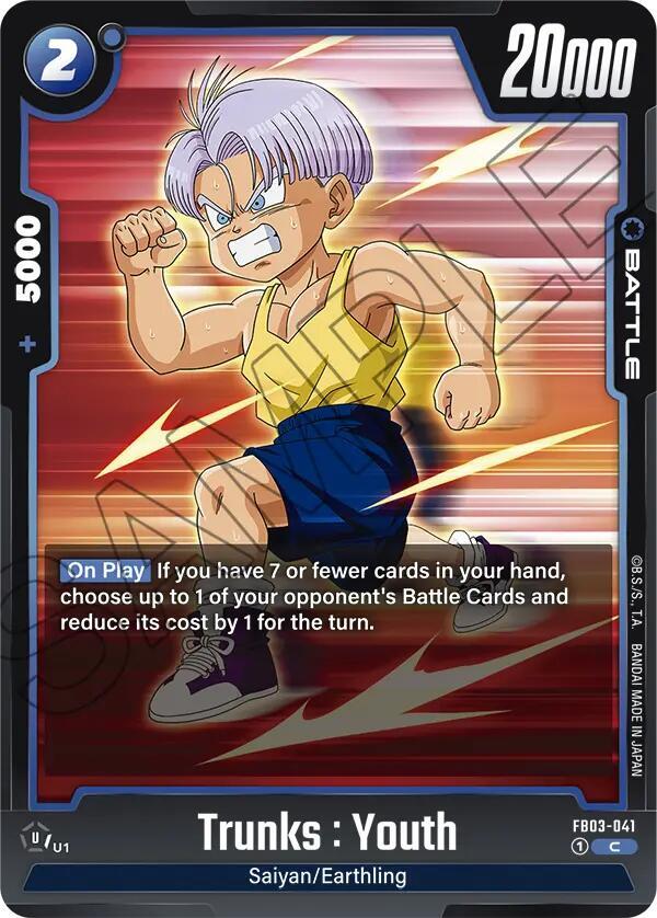 Trunks : Youth FB03-041 [ Inglese / Giapponese ]