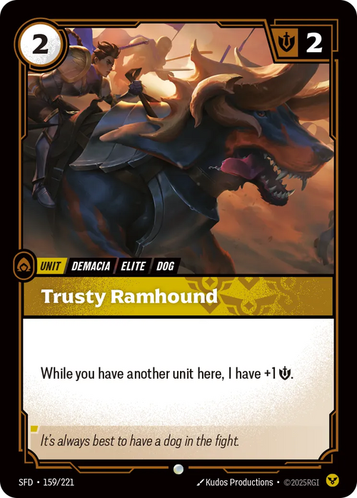 Trusty Ramhound (Common) [ Inglese / Cinese Semplificato ]