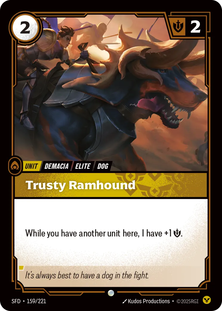 Trusty Ramhound (Common) [ Inglese / Cinese Semplificato ]