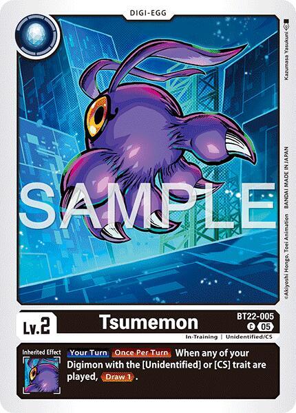 Tsumemon BT22-005 [ Inglese / Giapponese ]