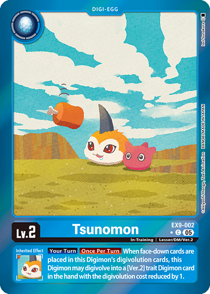 Tsunomon EX9-002 [ Inglese / Giapponese ]
