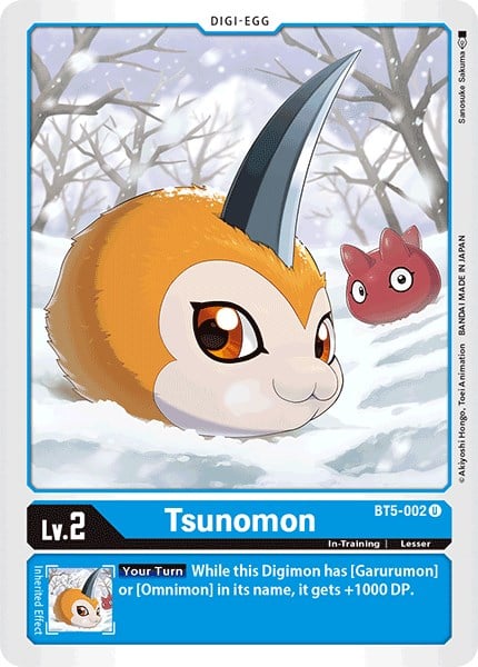 Tsunomon BT5-002 [ Inglese / Giapponese ]