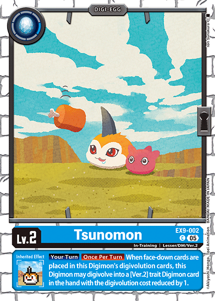 Tsunomon EX9-002 [ Inglese / Giapponese ]