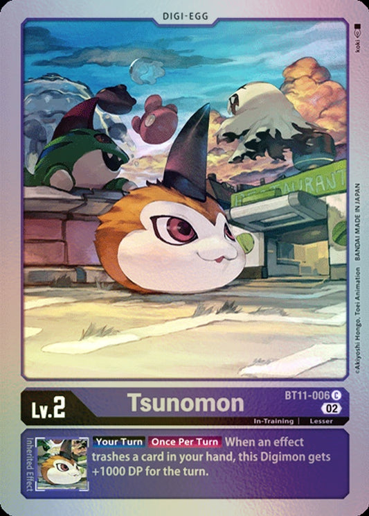 Tsunomon BT11-006 [ Inglese / Giapponese ]
