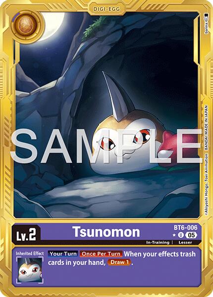 Tsunomon BT6-006 [ Inglese / Giapponese ]