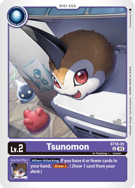 Tsunomon ST16-01 [ Inglese / Giapponese ]