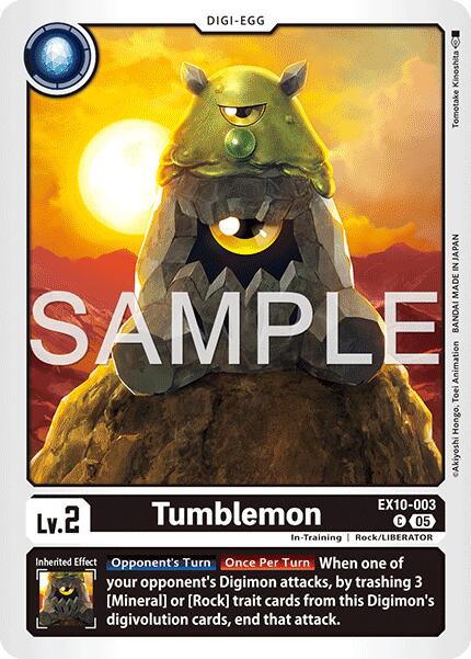 Tumblemon EX10-003 [ Inglese / Giapponese ]