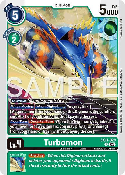 Turbomon EX11-029 [ Inglese / Giapponese ]