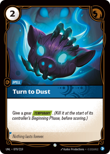 Turn to Dust (Common) [ Inglese / Cinese Semplificato ]