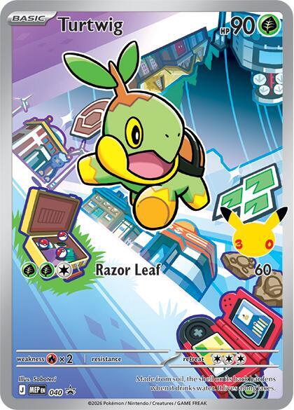 Turtwig - MEP Black Star Promos MEP 040 [ Italiano / Inglese ]