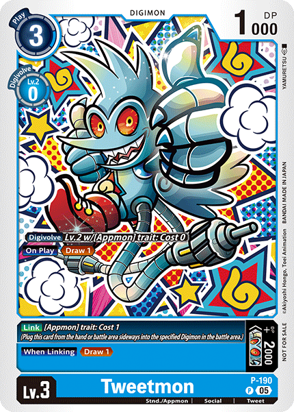 Tweetmon P-190 [ Inglese / Giapponese ]