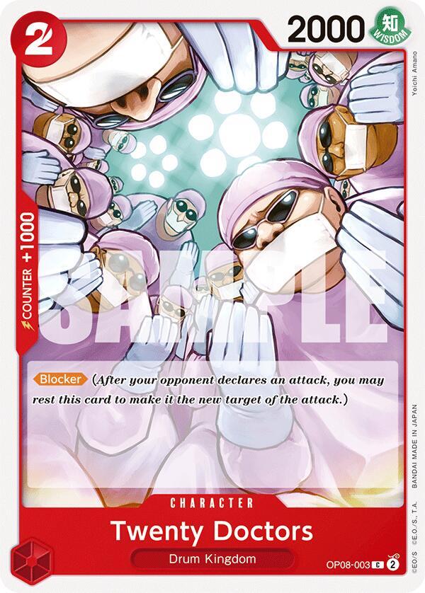 Twenty Doctors OP08-003 [ Inglese / Giapponese / Francese / Cinese Semplificato ]