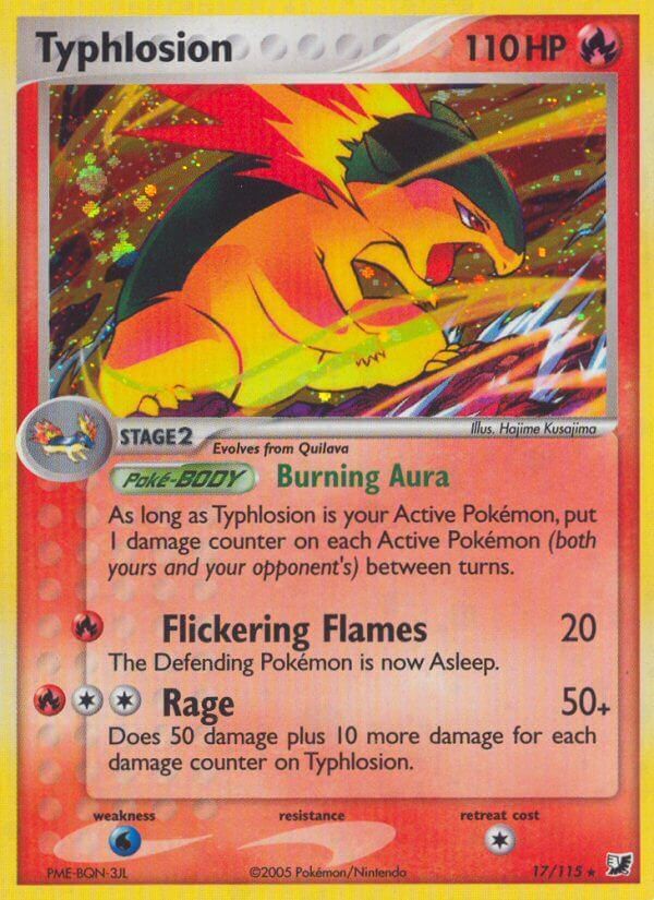 Typhlosion - EX Forze Segrete 17/115 [ Italiano / Inglese ]