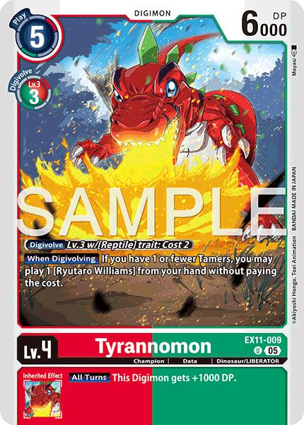 Tyrannomon EX11-009 [ Inglese / Giapponese ]