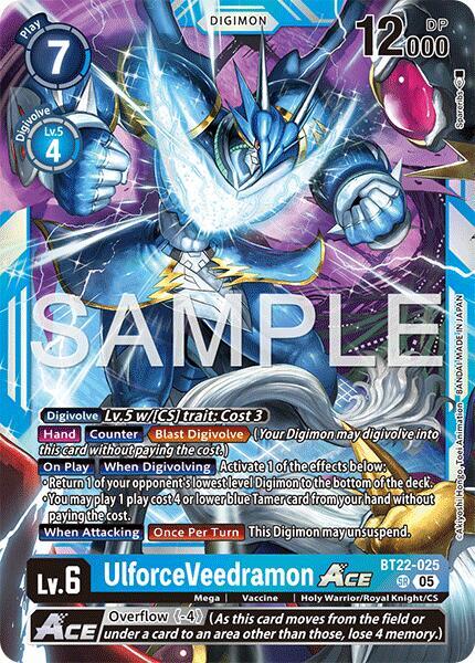 UlforceVeedramon ACE BT22-025 [ Inglese / Giapponese ]